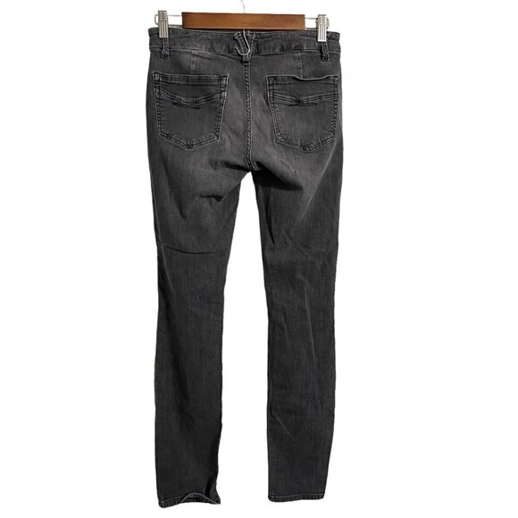 GAP 1969 Womems Gray Wash Mid Rise Stretch Legging Skinny Jeans Size 29/8 - Picture 9 of 9